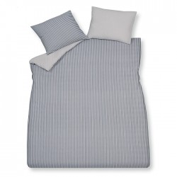 Duvetcover Glasgow blue ink