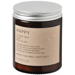 Vegetable candle Happy 140gr