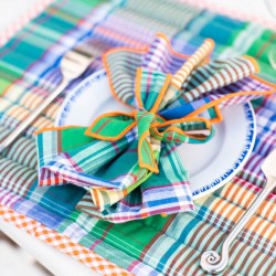 Serviette Stella 2x 40/40 blue