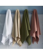 Linge de bain haut de gamme à prix outlet | Serviettes, essuies, peignoirs de bain | Maison Hayoit